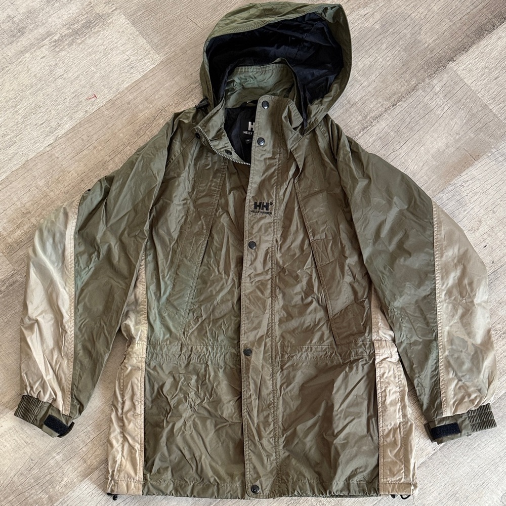 Helly Hansen Men's Olive Raincoat